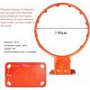 Basketball Hoop and Net Set, Wall Mounted Metal Basketball Hoop, for Bedroom Indoor Outdoor Sport (Diameter 45CM) view 2
