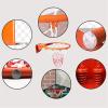 Basketball Hoop and Net Set, Wall Mounted Metal Basketball Hoop, for Bedroom Indoor Outdoor Sport (Diameter 45CM) view 3