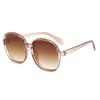 XLUMIO Plastic Vintage Woman Sunglasses Oversized Round Frame Female Glasses Big Shades,6,One size view 1