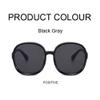 XLUMIO Plastic Vintage Woman Sunglasses Oversized Round Frame Female Glasses Big Shades,6,One size view 4