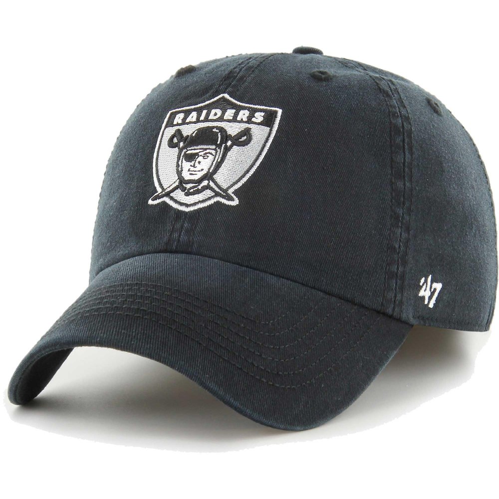 47 Men's Black Las Vegas Raiders Gridiron Classics Franchise Legacy Fitted Hat