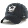 47 Men's Black Las Vegas Raiders Gridiron Classics Franchise Legacy Fitted Hat view 1