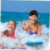 BCOATH Nylon Beach Hat Reusable Comfortable Stretchy Swimming Cap for Women Men Fashionable for Pools Beaches view 2