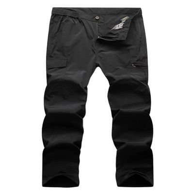 Cargo Pants Mens Big Boys Quick Drying Sports Outdoors Camping UPF Sun Protection Surf Flex Waist Pants Multi Pockets