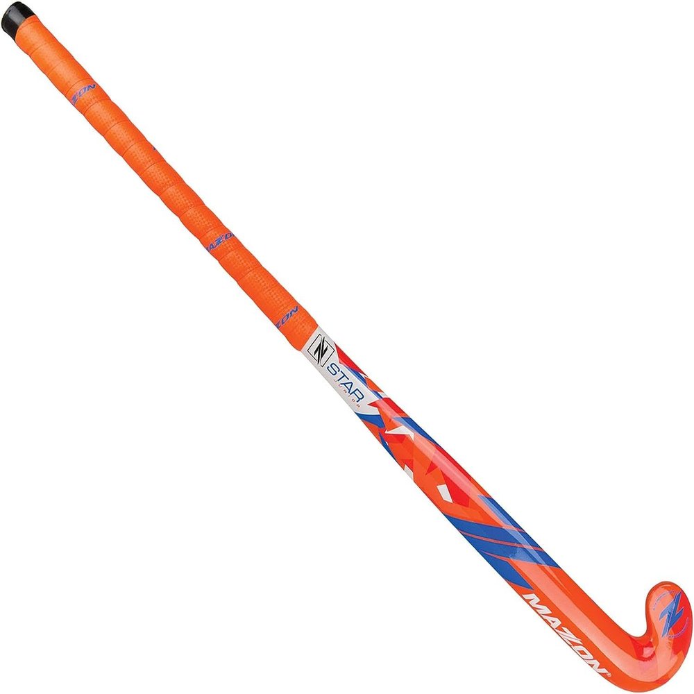 Mazon Star Field Hockey Stick (Orange, 35 Inches)