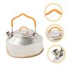 Sosoport Stainless Steel Camping Pot Camp Coffee Pot Stainless Steel Water Bottle Gsi Camping Cookware Hiking Whistling Teapot Tea Pots Stove Tea Pots Make Tea Kettle China view 4