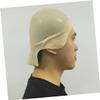 KALLORY 3sets Bald Cap for Women and Men Latex Bald Head Cap Wig Cover for Dress up Makeup view 4
