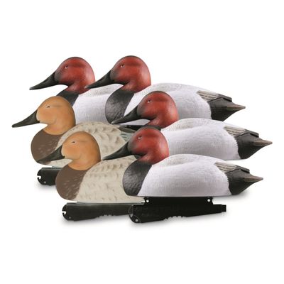 Avery Outdoors GHG Over Size Foam Filled Canvasback Duck Decoys - 6 Pack