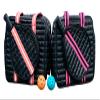 Pickleball Puffer Bag - Quilted Pickleball Bag - High Fashion Puffer Pickleball Bag for Women - Gift Sports Bag (Pink/Orange/White) view 3