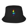 fwoeqiz Bass Clef Bass Guitar Bucket Hat Fisherman Hats Fashion Sunhat for Men Women Beach Cap Black view 1