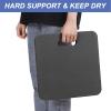 PATIKIL Foam Stadium Seat Cushion, 8 Pack Hard & Strong Portable Stadium Seat Pad for Bleacher Hard EVA Cushion Outdoor Seating for Spectating Sport Camping, Black view 4