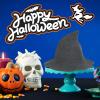 GUOQIANG Halloween Adult Modern Witch Hats for Women - Gray Witches Hat Womans Witch Costume Accessories Wool Knit Halloween Party Witch Hat view 4
