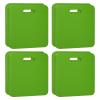 PATIKIL Foam Stadium Seat Cushion, 8 Pack Hard & Strong Portable Stadium Seat Pad for Bleacher Hard EVA Cushion Outdoor Seating for Spectating Sport Camping, Green view 1