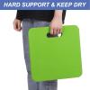PATIKIL Foam Stadium Seat Cushion, 8 Pack Hard & Strong Portable Stadium Seat Pad for Bleacher Hard EVA Cushion Outdoor Seating for Spectating Sport Camping, Green view 4