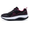 QAUPPE Womens Walking Shoes with Arch Support Wide Orthotic Athletic Sneakers Plantar Fasciitis Tennis for Heel and Foot Pain Relief BlackRose US 7.5 view 2