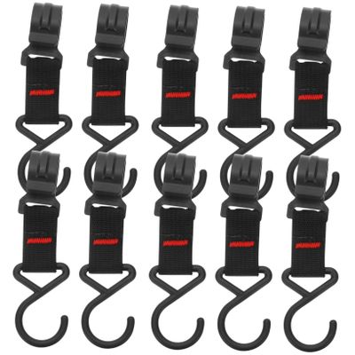 Cabilock Outdoor Camping Hooks Pack Plastic Hooks for Tent Camping Rack Kitchen Drying Home Utensils Hanger Portable Wind Rope