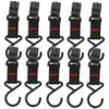 Cabilock Outdoor Camping Hooks Pack Plastic Hooks for Tent Camping Rack Kitchen Drying Home Utensils Hanger Portable Wind Rope view 1