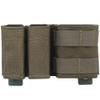 Double 9mm MOLLE Magazine Pouch 5.56 Mag Pouch Set with Quick Release Insert Clip for Tactical Vest (Green) view 1
