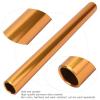 Natudeco Set of 3 Relay Batons Aluminium Alloy Track and Field Batons Sports Game Props Sports Relay Baton for Athletes Coaches and Sports Enthusiasts(Orange) view 4