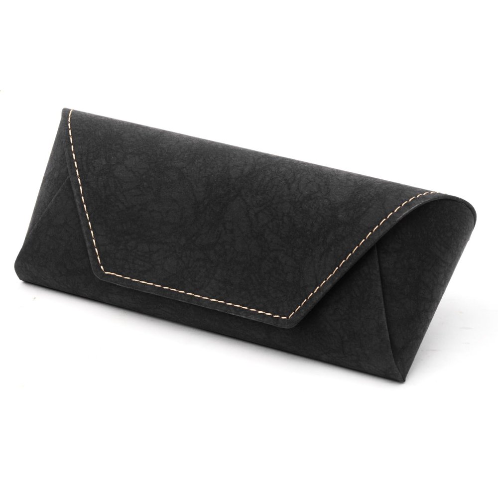 Face Shadow Glasses Case Hard Shell Light Portable Eyeglass Case PU Leather Magnetic Closure Sunglasses Case