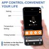 SNOW DEER Heated Socks for Men Women, App Control Rechargeable Electric Heating Warm Sock for Skiing Snowboarding Outdoors (Black, M) view 2