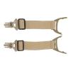 2Pcs Hunting Goggle Straps, Goggle Band Strap, Strong Extensible Goggle Elastic Band, Lightweight Portable Goggle Strap, Wear Proof Strap with Double Fastening Rings for Fast Rail Outdoor(Sand Color) view 3