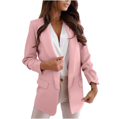 Blazer Jackets for Women Fashion Dressy Open Front Cardigan Jacket Casual Long Sleeve Work Office Suit Jacket