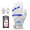 GRASKY 1 Pair Junior Golf Gloves - Breathable Anti-Slip Sports Gloves for Kids Boys and Girls (17#,blue) view 1