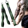 MANUEKLEAR Tricep Rope Cable Attachment Handles, Greater Range of Motion, Tricep Pull Down Rope for Push Downs, Crunches, Facepulls for Professional Gym (Green) view 1