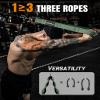 MANUEKLEAR Tricep Rope Cable Attachment Handles, Greater Range of Motion, Tricep Pull Down Rope for Push Downs, Crunches, Facepulls for Professional Gym (Green) view 2