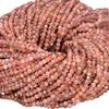 2MM Rhodochrosite Gemstone Micro Faceted Round Grade AAA Beads 15.5inch CHIK-STRD-54160 view 1