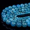 6MM Natural Apatite Gemstone Grade AA Round Beads 7.5 inch Half Strand CHIK-STRD-53493 view 2
