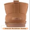 CAMEL CROWN Mens Fur Snow Boots Slip on Winter Boots Mid Calf House Slippers Boots Short Mini Boots for Men Camel 8.5 view 4