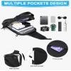 Black Sling Backpack bag for Men, Mini Anti Theft One Strap Motorcycle Backpack Sling Chest Bag for Swimming Diving Outdoor Sports view 4