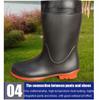 Hip Waders Black Waterproof Water Pants with Boots, Men and Women Breeding/Outdoor Fishing/Cleaning River Wading Boots (Color : Blue, Size : 7) view 4