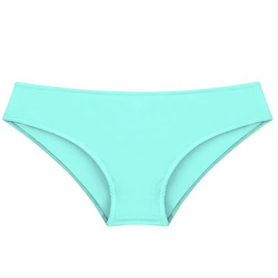 Nikiikoo Kids Girls Swim Briefs Bikini Bottoms Swimwear Underwear Stretchy Breathable Panties Triangle Shorts Lightblue 10 Years