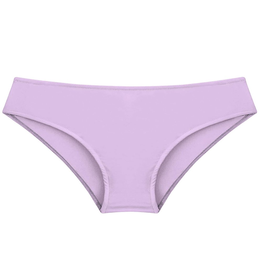 Nikiikoo Kids Girls Swim Briefs Bikini Bottoms Swimwear Underwear Stretchy Breathable Panties Triangle Shorts Lavender 6 Years