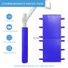 Katop Square Basketball Pole Padding Fits 5x5 Inch Pole, Durable 6 Feet Tall Basketball Pole Pad Outdoor and Indoor, UV-Resistant Waterproof Basketball Hoop Pads for Protection and Player Safety view 2