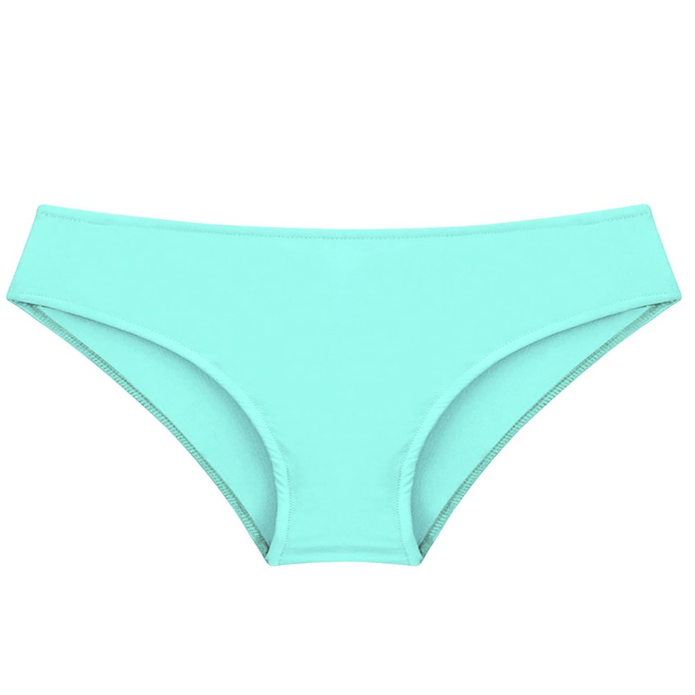 Nikiikoo Kids Girls Swim Briefs Bikini Bottoms Swimwear Underwear Stretchy Breathable Panties Triangle Shorts Lightblue 12 Years