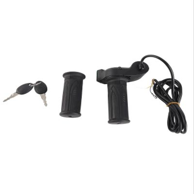 1 Pair EBike Throttle Grip, 12v-84v Universal Electric Bicycle Scooter Waterproof LED Display Handlebar Grip for Motorbike Motorcycle E-Bike Universal Electric Bicycle Scooter