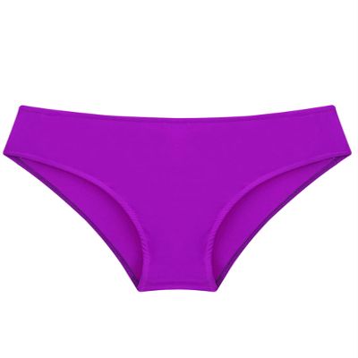 Nikiikoo Kids Girls Swim Briefs Bikini Bottoms Swimwear Underwear Stretchy Breathable Panties Triangle Shorts Purple 10 Years