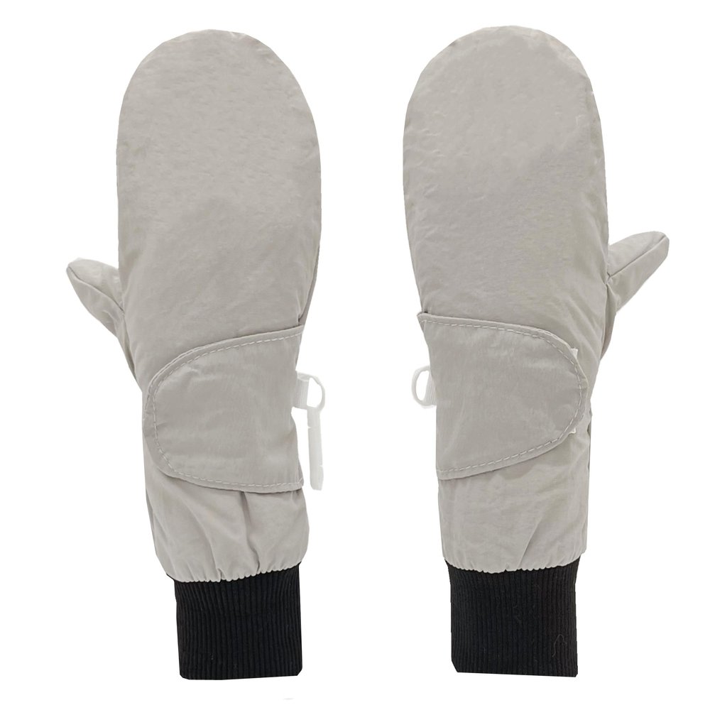 Slivery Color Toddler Boys Snow Waterproof Ski Mittens Kids Winter Gloves Lined Fleece Gloves Waterproof Toddler Mittens 2-4T Pure Grey
