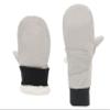Slivery Color Toddler Boys Snow Waterproof Ski Mittens Kids Winter Gloves Lined Fleece Gloves Waterproof Toddler Mittens 2-4T Pure Grey view 2