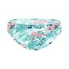 Nikiikoo Kids Girls Swim Briefs Bikini Bottoms Swimwear Underwear Stretchy Breathable Panties Triangle Shorts Palm Leaves 6 Years view 3