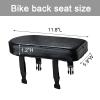 TSYFM Bike Rear Seat, Comfortable Bike Seat Mountain Bike Rear Shelf Seat Cushion, Universal Soft Bike Rear Seat Cushion Universal Soft Pad Lightweight Bike Carrier Children Back Seat (#1) view 2