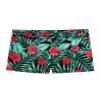 Hedmy Little Girl Shorts for Dance Gymnastic Sport Volleyball Shorts Kid Biker Shorts Running Training Shorts Hibiscus 9-10 Years view 3
