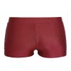 Hedmy Little Girl Shorts for Dance Gymnastic Sport Volleyball Shorts Kid Biker Shorts Running Training Shorts Burgundy 5-6 Years view 3
