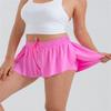 Women Pleated Tennis Skirt with Pockets Badminton Yoga Sports Shorts Athletic Skirts Cycling Gym Fitness Shorts QDK260-Grass EN8 XL view 2