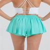 Women Pleated Tennis Skirt with Pockets Badminton Yoga Sports Shorts Athletic Skirts Cycling Gym Fitness Shorts QDK260-Grass EN8 XL view 3