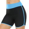 Womens Shorts High Waisted Swim Bottoms Bathing Suit Bottom Shorts Swimsuit Bottom Wide Elastic Band Sports Yoga Light Blue L view 4
